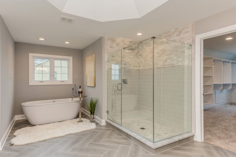 Renovated Shower Areas